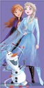 PLÁŽOVÁ OTERKA veľký 70X140 Frozen Elsa a Anna Olaf filmový hit Frozen