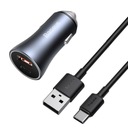 BASEUS RÝCHLA USB-C/USB NABÍJAČKA 40W PD QC + KÁBL