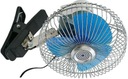 VENTILÁTOR DO AUTO VEĽKÝ VENTILÁTOR 27CM CLIP 24V