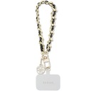 Prívesok na kľúče Guess Universal Hand Remienok Saffiano Chain 4G Charm