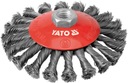 KOTÚČOVÁ KEFA NA ZÁVIATKY. 125MM YATO INOX