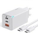 BASEUS USB SIEŤOVÁ NABÍJAČKA 2x USB-C 65W + KÁBL