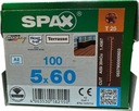 SPAX DECKING SKRUTKY STARÉ ZLATÉ A2 5x60MM 100KS