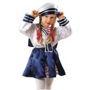 LADY SEAMAN námorník OUTFIT CAPTAIN 122/128