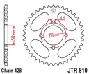 Zadné ozubené koleso Jt 810 37 Gn 125 82-00-5 81037 Jt 428 GBP