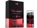 INTT lubrikačný gél -VIBRATION STRAWBERRY 15 ml