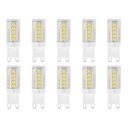 10x G9 LED ŽIAROVKA 5W 400lm 3000K TEPLÁ BIELA