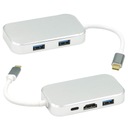 ADAPTÉR 5v1 USB-C 3xUSB 3.0 HDMI 4K HUB USB TYP C