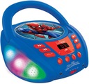 LEXIBOOK Spider-Man CD prehrávač Boombox pre deti AUX Bluetooth 5.0 USB