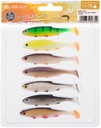 7x Mikado RIPPER guma REAL FISH MIX farby 7cm