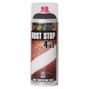 Farba v spreji na hrdzu 4v1 RUST STOP BLACK 9005 pololesklá 400ml