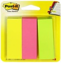 Samolepiace popisovače POST-IT 26x76mm 671/3 neónové