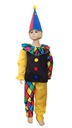 @ outfit KLAUN PAJAC CLOWN harlekýn 110-116 pierrot