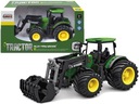 GREEN TRACTOR 1:24 FARMÁRSKE LYŽIČE KROKODÝLY VEDRÉ GUMOVÉ KOLESÁ