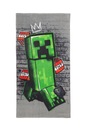 MINECRAFT CREEPER PLÁŽOVÁ OTERKA 70x140 BAVLNA