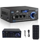 HIFI STEREO ZOSILŇOVAČ 40W + 40W BLUETOOTH 5.0 MINI AUDIO PREHRÁVAČ AK45