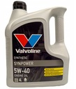 VALVOLINE SYNPOWER OLEJ 5W40 4L