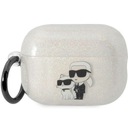 Originálne puzdro Karl Lagerfeld pre AirPods Pro 2, priehľadné