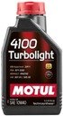 MOTUL 4100 TURBOLIGHT 10W40 API SN ACEA A3/B4 1l