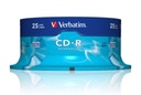 CD-R Verbatim 52x 700 MB Extra ochrana (Cake 25)