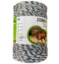 Pletené pastierske lano ZEBRA, drôt divého koňa, 500 m