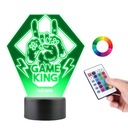 Stolná lampa so soškou pre hráča Game King