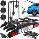 AGURI ACTIVE BIKE 3 MONTÁŽ NA HÁK NA BICYKEL, ČIERNA