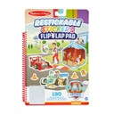 Opakovane použiteľné nálepky PAW Patrol Melissa Flip-flap