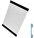 MAGNETICKÝ PLAGÁTOVÝ MAGNET 2X 19 MM - A5 VERTIKÁLNY - 10 KS