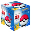 RAVENSBURGER 3D Puzzle POKEMON POKEBALL BALL 54 ks