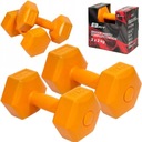 SET KOMPOZITNÝCH činiek FITNESS TRÉNINGOVÉ ZÁVAHY 2x2 kg EB FIT