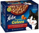 Felix Sensations vrecúška pre mačky želé mix 24x85g