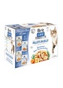 BRIT CARE CAT Vrecúška na filé z mäsa a rýb pre mačky v želé 12x85g