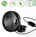 VENTILÁTOR AUTO VENTILÁTOR USB OPIERKA HLAVY 12V