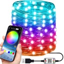 LED VIANOČNÉ SVETLÁ BLUETOOTH RGB APLIKÁCIA 5M