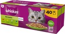 SÁČKY WHISKAS ZMES PRÍCHUTI V ŽELÉ 40x85g