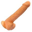 UMELÝ PENIS DILDO S PRÍSAVKOU 19 CM NA MATURBÁCIU ORGAZMU DARČEK SEX