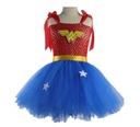 OUTFIT WONDER WOMAN TUTU ŠATY NA KARNEVALOVÝ PLES 104/110