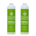 2x Chladiaci plyn FREON R-600a Izobután