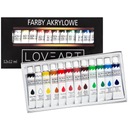 Akrylové farby 12x12ml Loveart - Akrylová farba