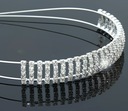 DIADEM BAND ((())) STRIEBORNÝ ZIRKÓN