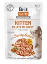 Brit Care Cat Kitten Fillets Omáčka z lososa 6 x 85 g