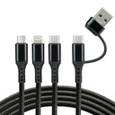 Kábel USB-C / USB 3v1 - USB-C, Lightning