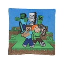 Velúrový vankúš 35x35cm MINECRAFT