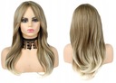 Syntetická parochňa balayage blond parochňa ombre vlasy