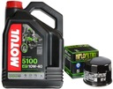 MOTUL 5100 10W40 4L SADA OLEJA + HF147 FILTER YAMAHA KYMCO