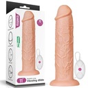 PRÍRODNÉ DILDO S PRÍSAVKOU FIALOVÝ PENIS 27 CM LOVETOY