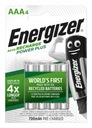 4x batérie Energizer R03/AAA Ni-MH 700mAh