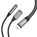 AUDIO AUX ADAPTÉR MINI JACK 3,5MM / BLESK PRE IPAD / IPHONE 11 12 13 14