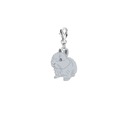 Charms Silver Rabbit Teddy 925 Darčekové šperky Žena VENOVANIE ZDARMA